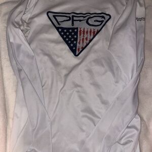 Columbia PFG Gray Long Sleeve Shirt